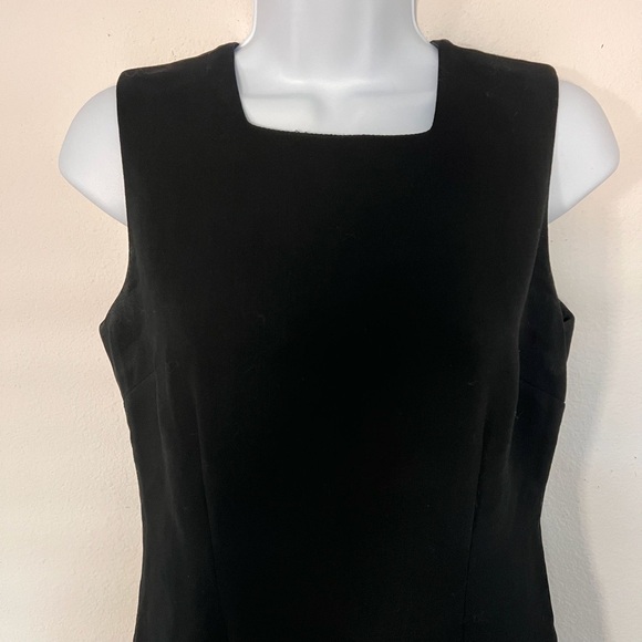 Ann Taylor Petites 6P Black Wool Dress - Needs Small Repair (See Photo) - Picture 2 of 7